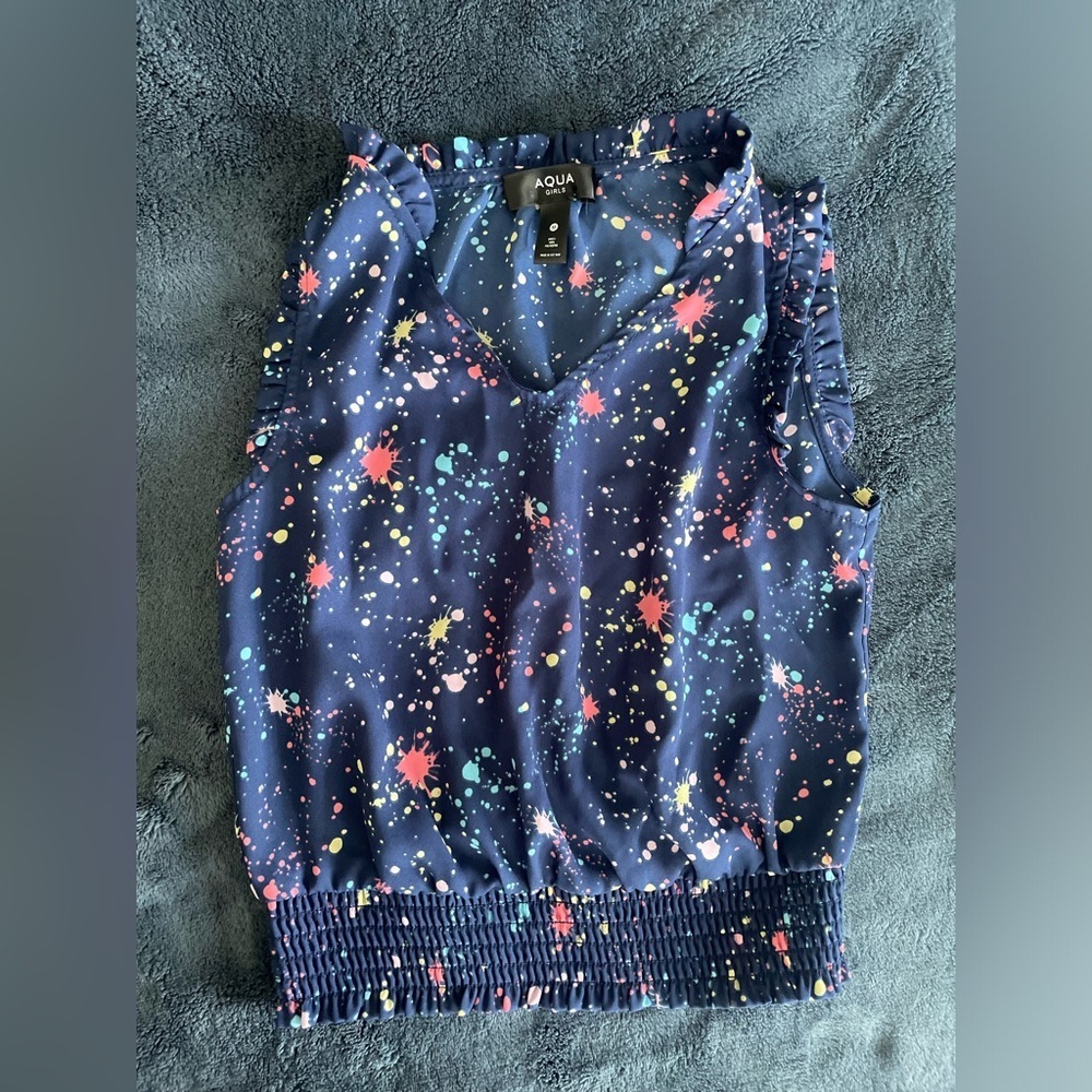 NWOT Aqua girls size M beautiful sleeveless top